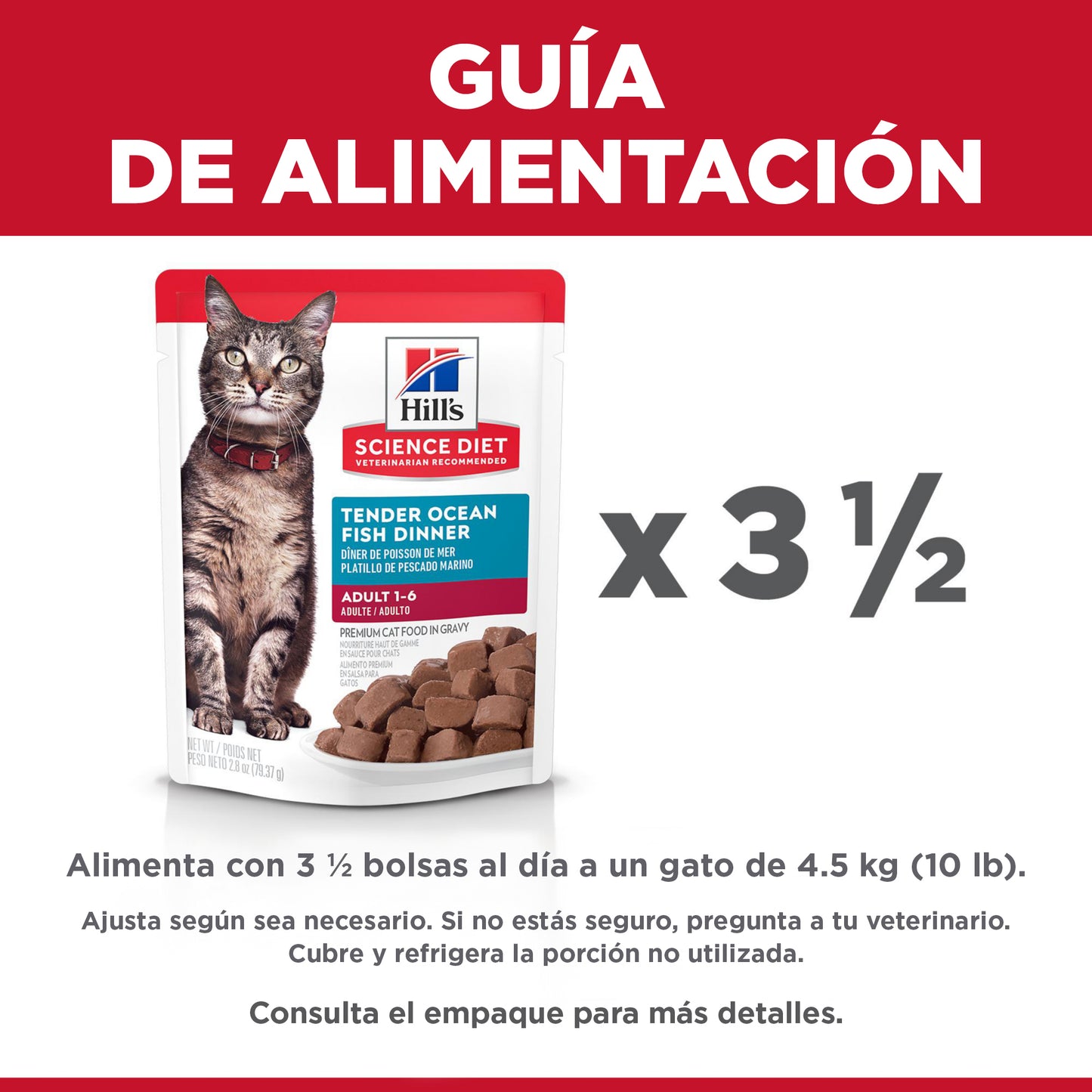 Hill's Science Diet Adult Original Pouch Pescado Marino 80 gr