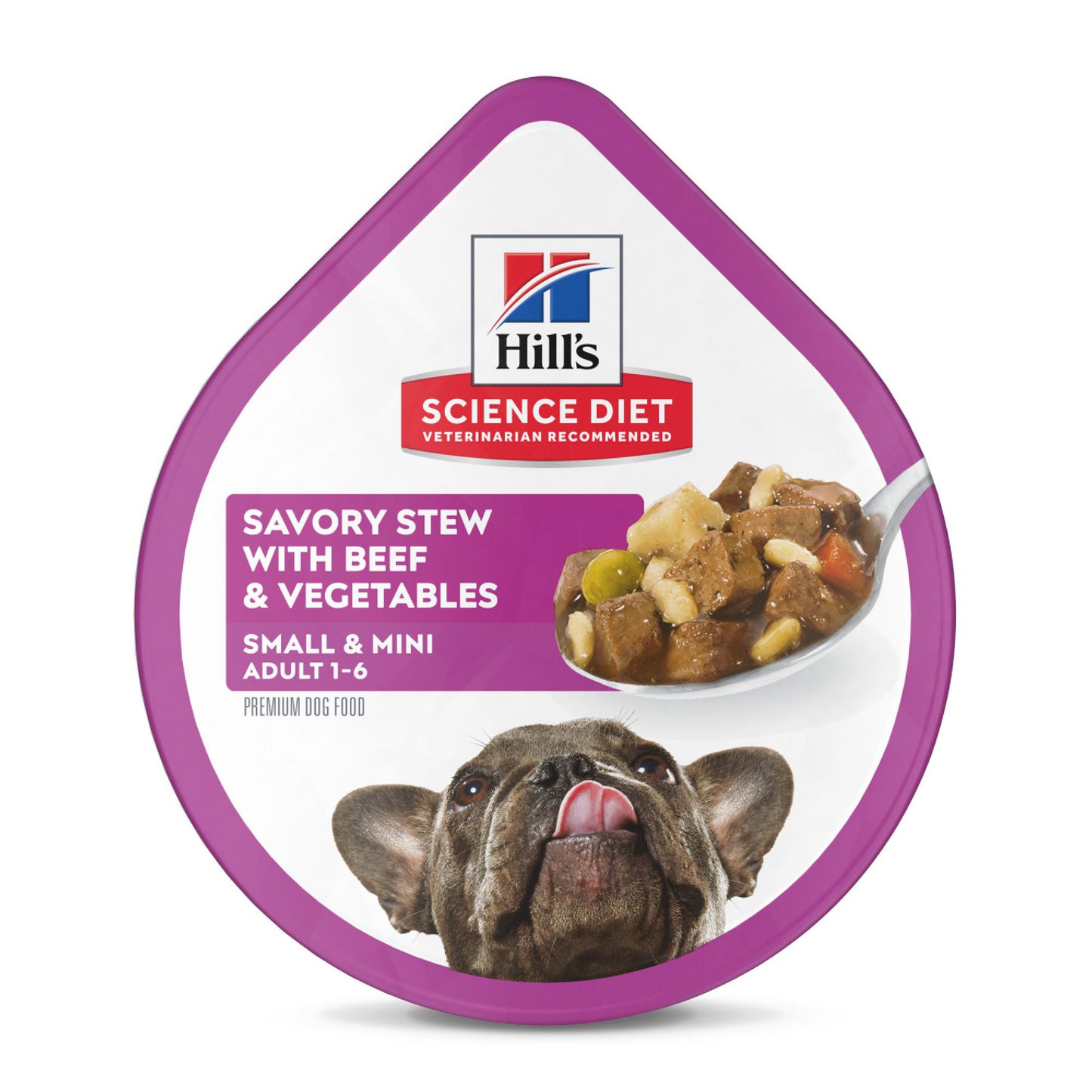 Hill's Science Diet Adult Small & Mini Tray Res y Vegetales 100 gr