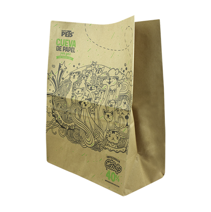 Cueva De Papel Con Catnip