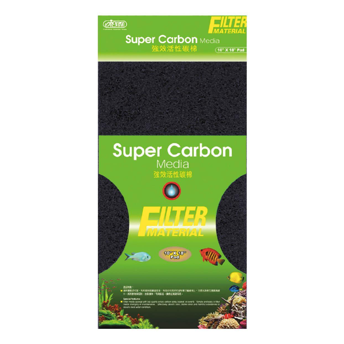 Esponja Filtrante con Carbon Activado ISTA