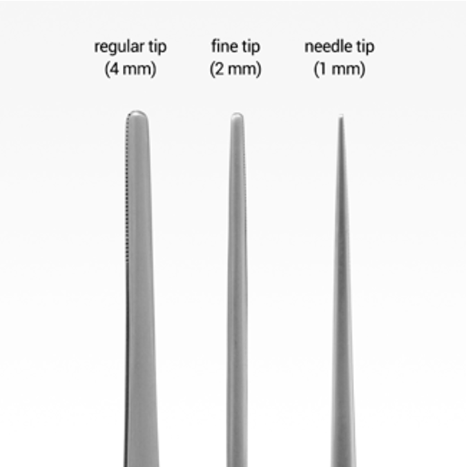 Pinzas Curvas de Punta Fina 25cm
