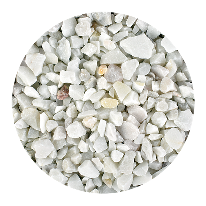 Grava Marmolina Blanca 3 Kg