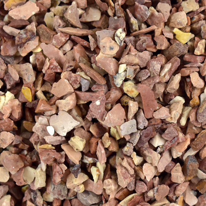 Grava Marmol Rosa Veteado 2.5 Kg