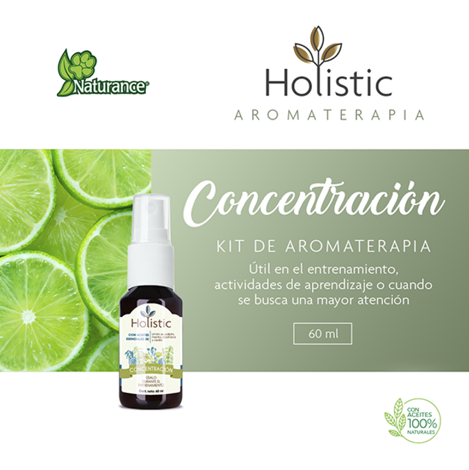 Kit De Aromaterapia Concentracion 60 ml