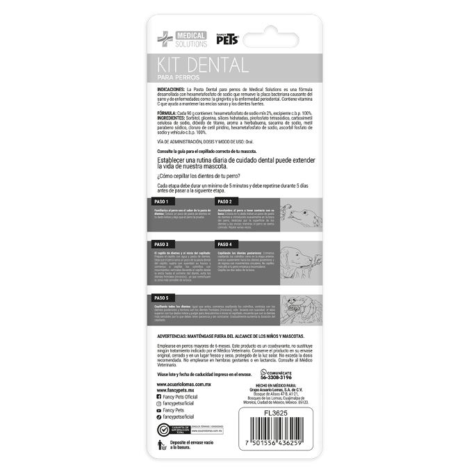Kit Dental Antisarro Para Perros MS
