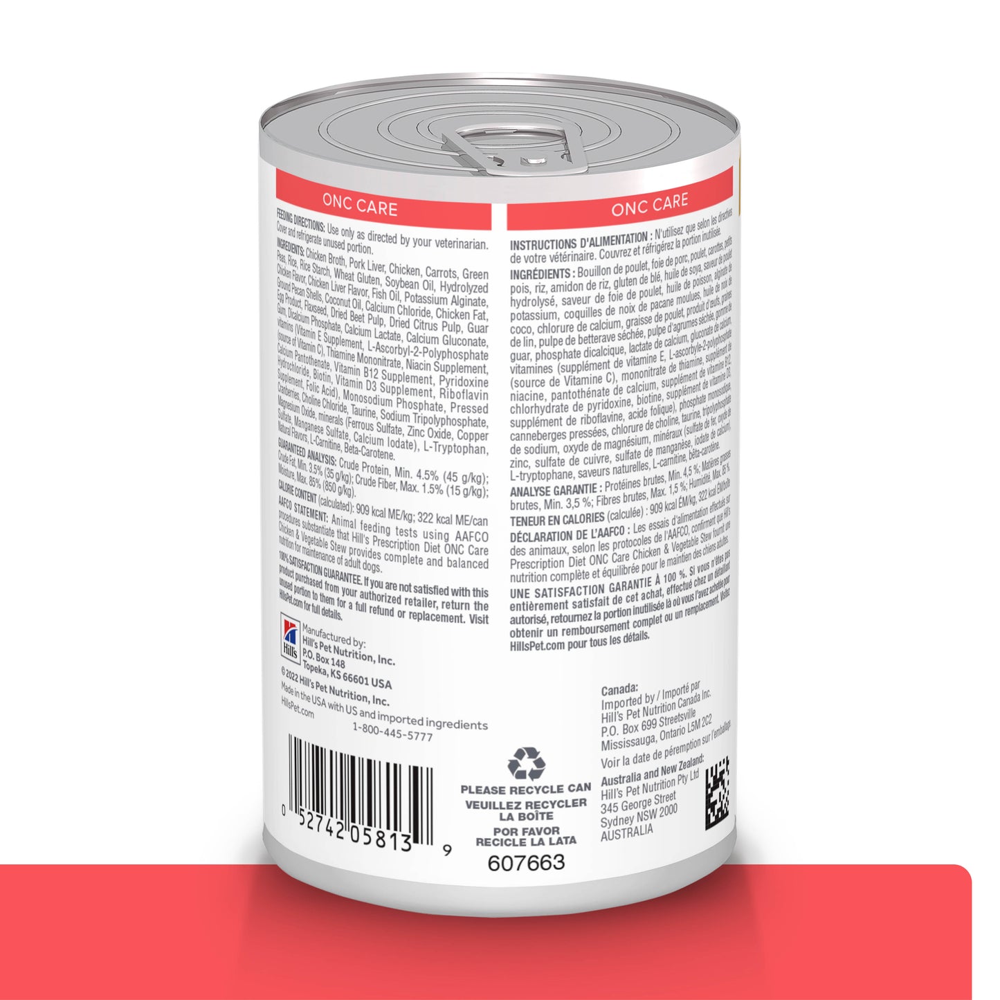 Hill's Prescription Diet ONC Care Lata 350 gr