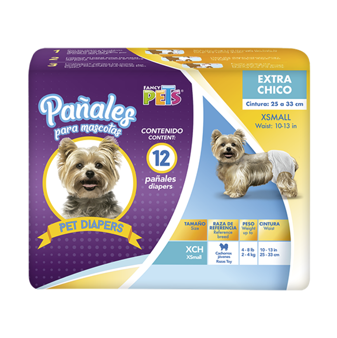 Pañales Para Perro 12 Piezas