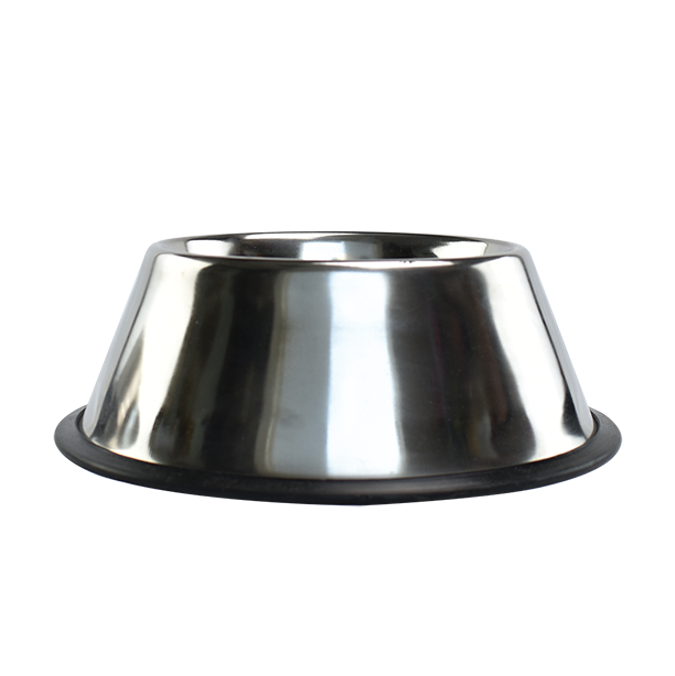 Plato De Acero Inoxidable Para Razas Con Orejas Largas