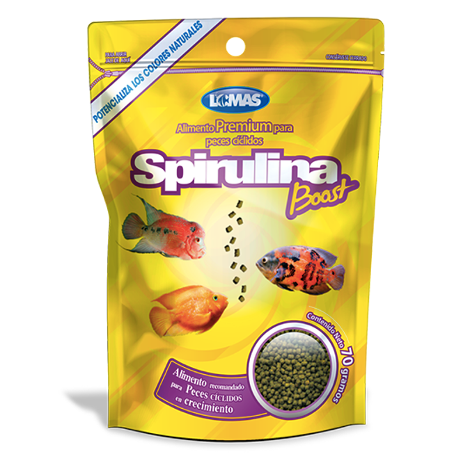 Alimento Spirulina Boost Para Ciclidos 70g