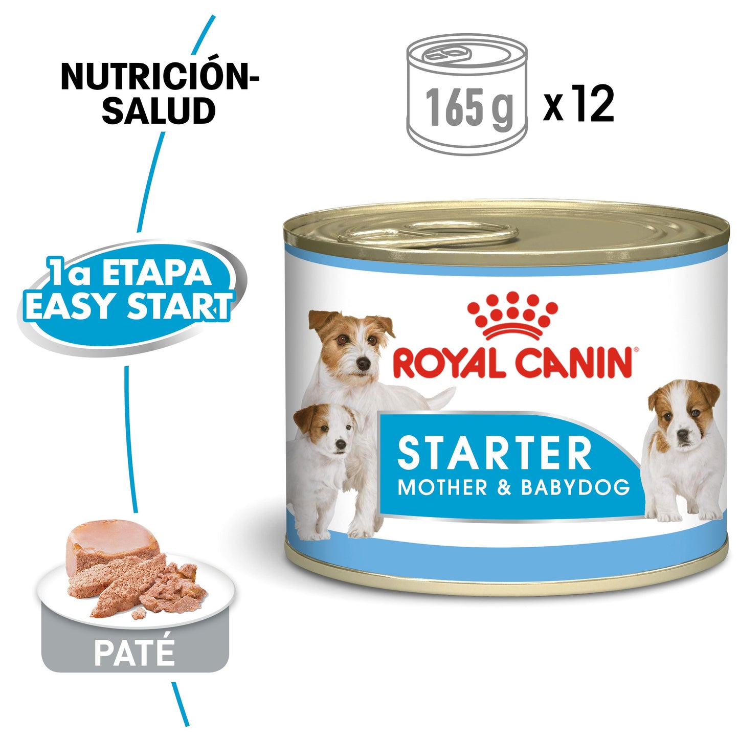 Lata Starter Mother & Babydog Mousse In Sauce 145 gr