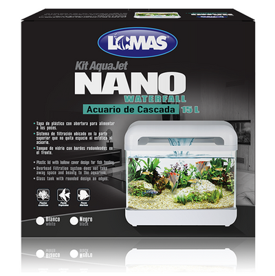 Acuario Nano Con Cascada 15 Litros