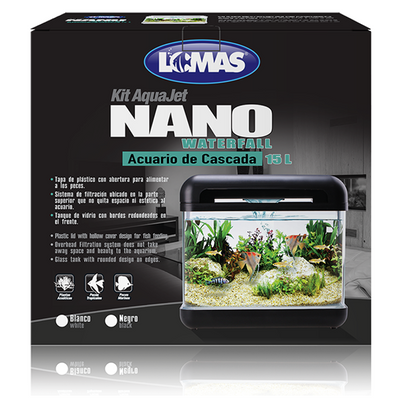 Acuario Nano Con Cascada 15 Litros