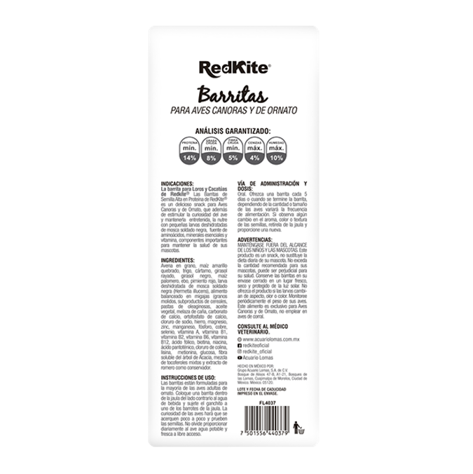 Barrita Para Aves Canoras Alta En Proteina 2 Piezas