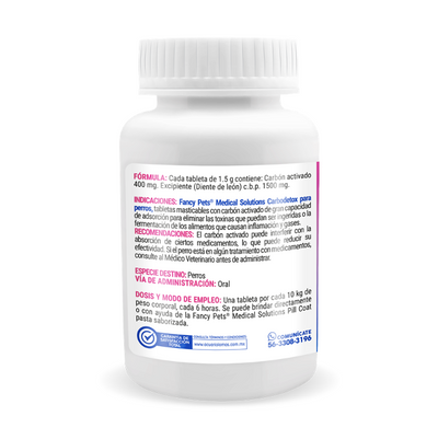 Carbodetox Tabletas Masticables MS 60 Tabletas