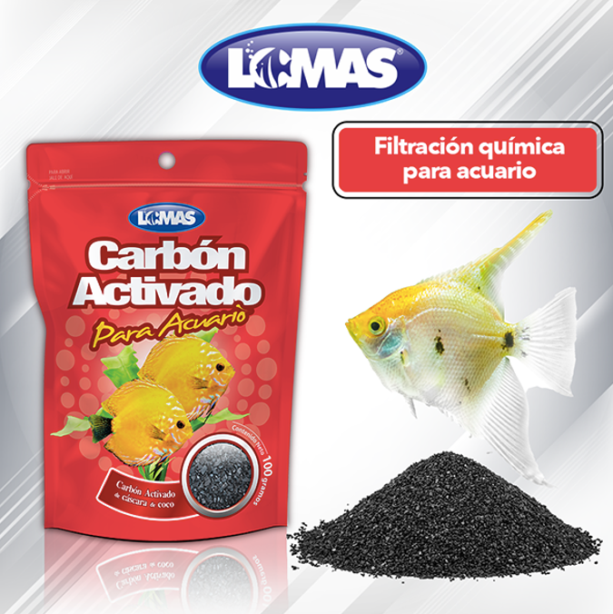Carbon Activado Para Acuario 100gr