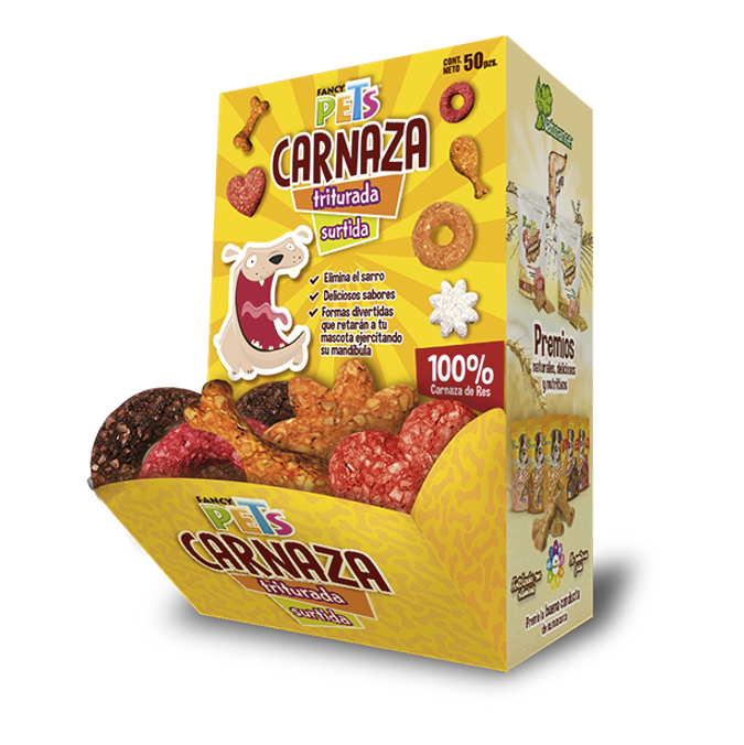 Carnaza Triturada Surtida Caja 50 Piezas