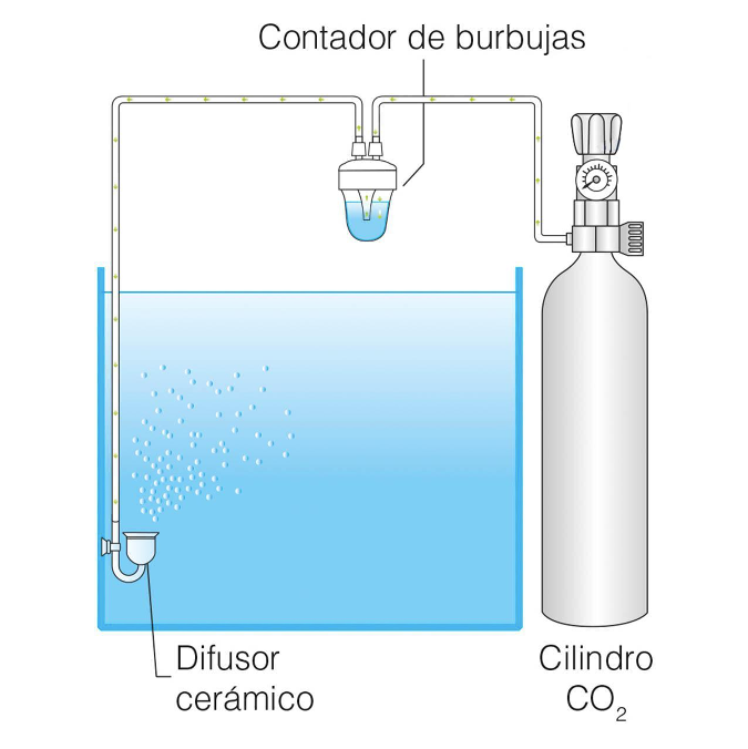 Contador de Burbujas Con Valvula Check ISTA