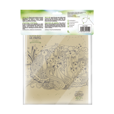 Cueva De Papel Con Catnip