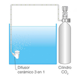 Difusor Compacto Para CO2 3 en 1 ISTA