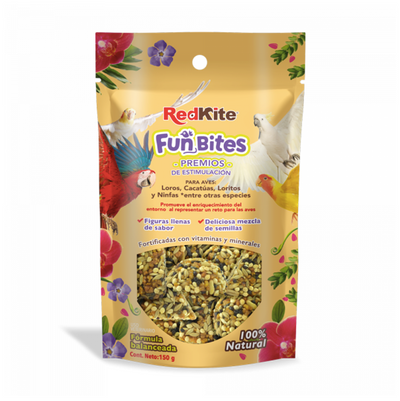 FunBites Para Cacatuas, Loros, Loritos y Ninfas