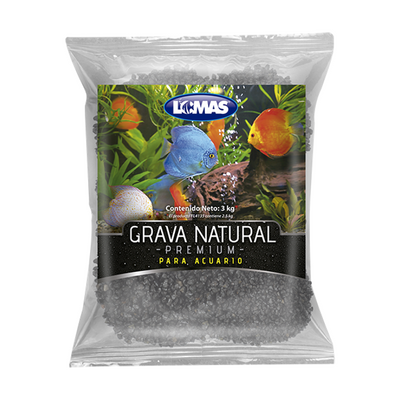 Grava Marmol Negro Obsidiana 3 Kg