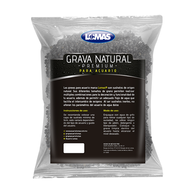 Grava Marmol Negro Obsidiana 3 Kg