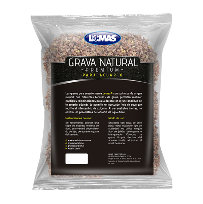 Grava Marmol Rosa Veteado 2.5 Kg