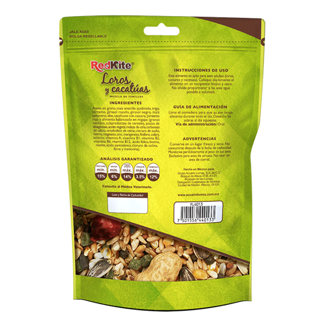 Mezcla De Semillas Para Loros y Cacatuas 500 gr