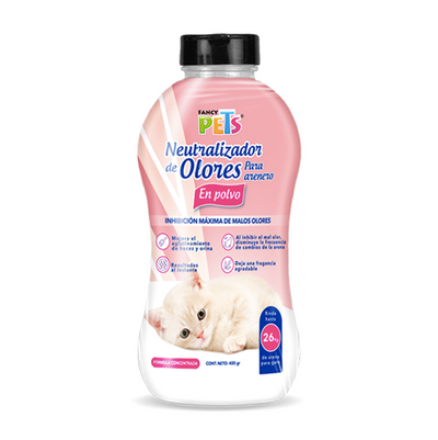 Neutralizador De Olores En Polvo Para Arenero 400 gr