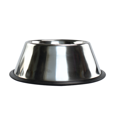 Plato De Acero Inoxidable Para Razas Con Orejas Largas