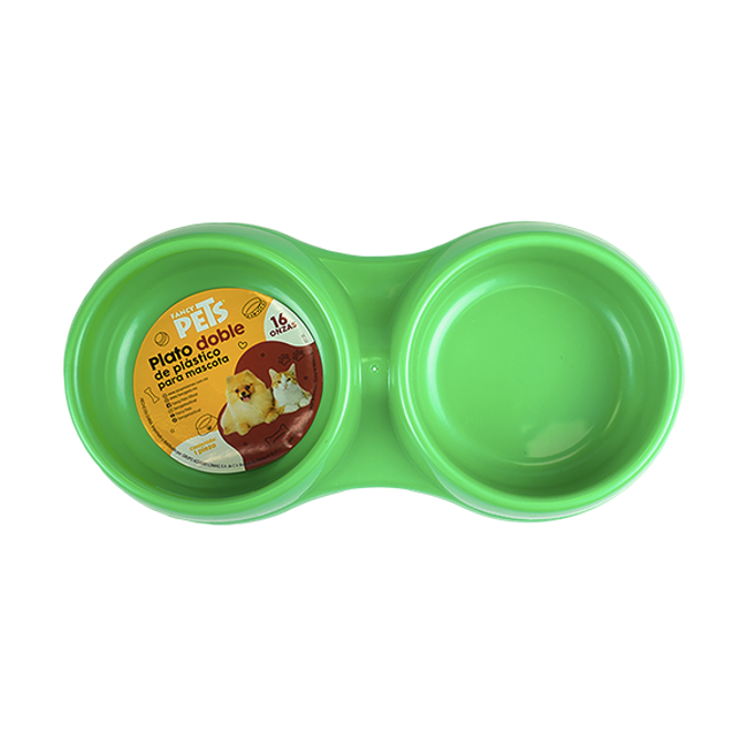 Plato De Plastico Doble 16 Oz