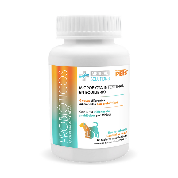 Probioticos Tabletas Masticables MS 60 Tabletas