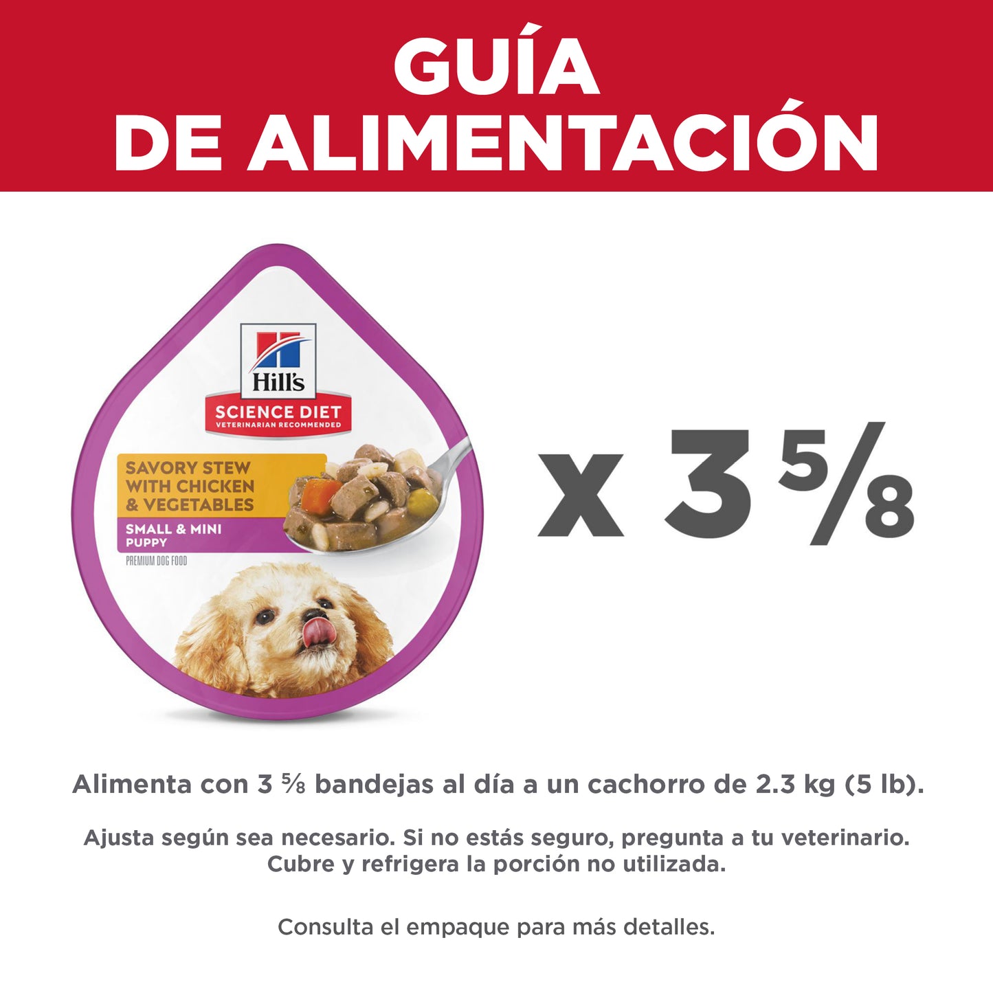 Hill's Science Diet Puppy Small & Mini Tray Pollo y Vegetales 100 gr