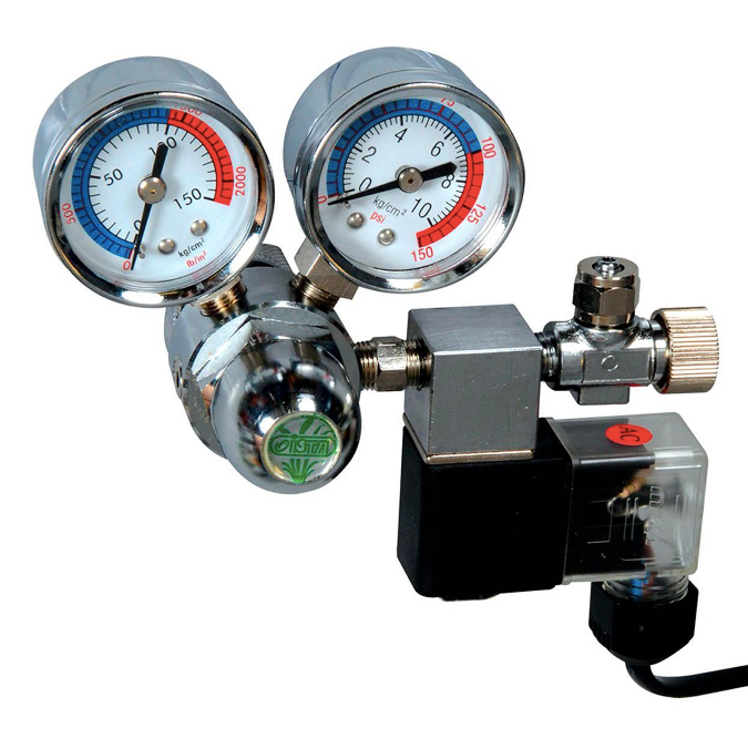 Regulador Para CO2 Con Válvula Solenoide ISTA