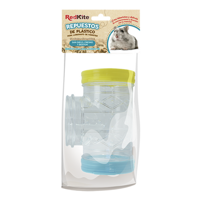 Repuesto Tubo T Con Argollas Para Jaula De Hamster