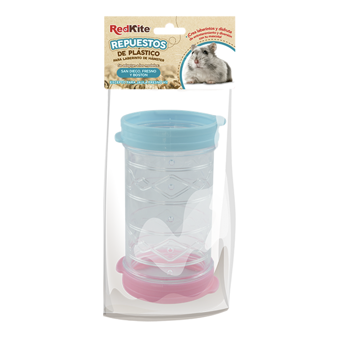Repuesto Tubo con Argollas Para Jaula de Hamster
