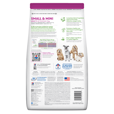 Hill's Science Diet Senior Vitality 7+ Small & Mini