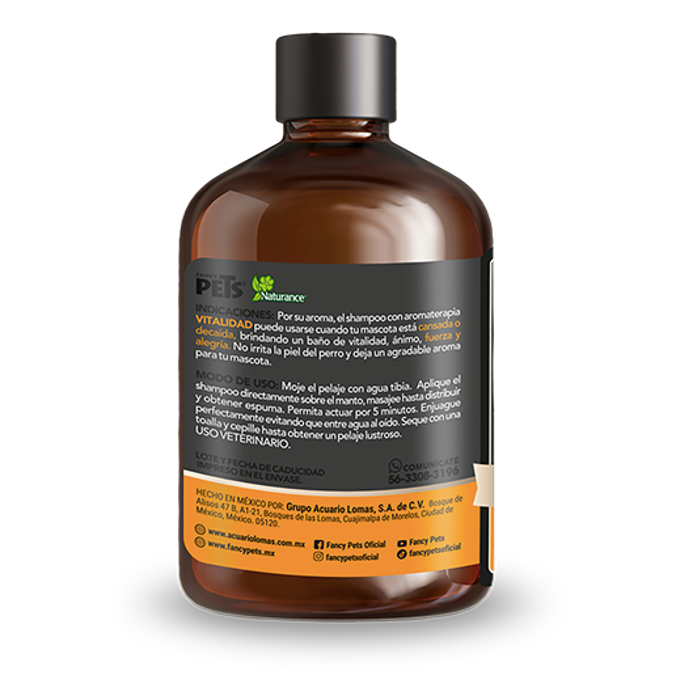 Shampoo Con Aromaterapia Vitalidad 250 ml