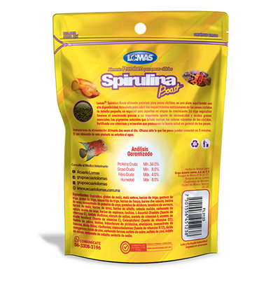 Alimento Spirulina Boost Para Ciclidos 70g