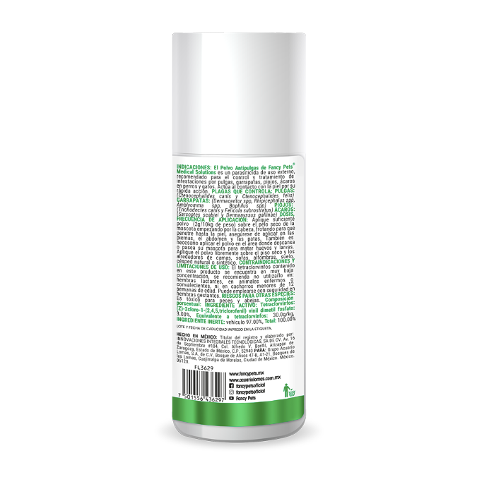 Talco Antipulgas MS 100 gr