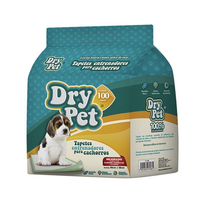 Tapete Entrenador Dry Pet 100 Piezas