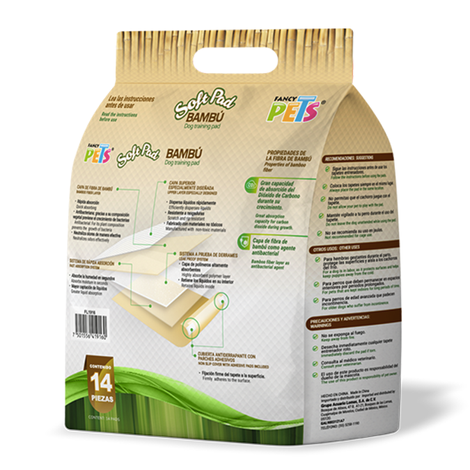 Tapete Entrenador Soft Pad Bambu 14 Pzas