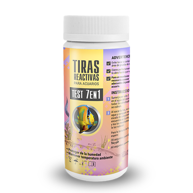 Tiras Reactivas Para Medicion De 7 Parametros 100 Tiras