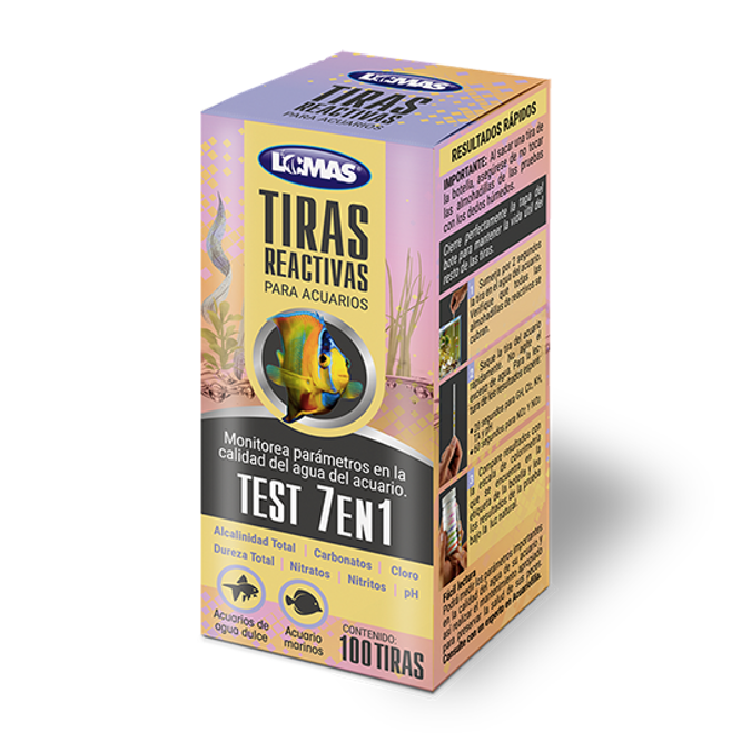 Tiras Reactivas Para Medicion De 7 Parametros 100 Tiras