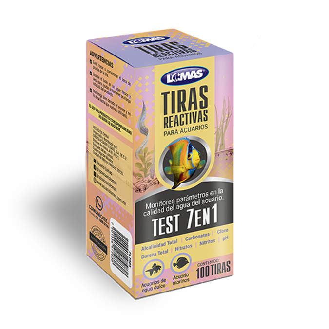 Tiras Reactivas Para Medicion De 7 Parametros 100 Tiras