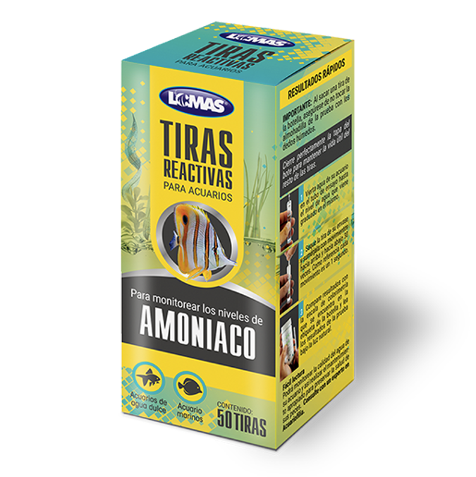 Tiras Reactivas Para Medicion De Amoniaco 50 Tiras