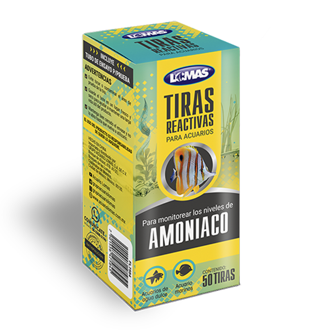 Tiras Reactivas Para Medicion De Amoniaco 50 Tiras