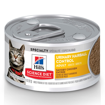 Hill's Science Diet Urinary Hairball Control Lata 82 gr