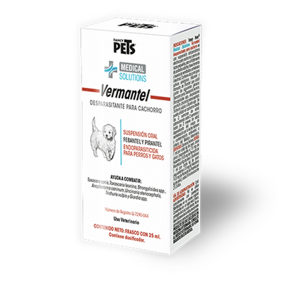 Vermantel Desparasitante Para Cachorros MS 25ml
